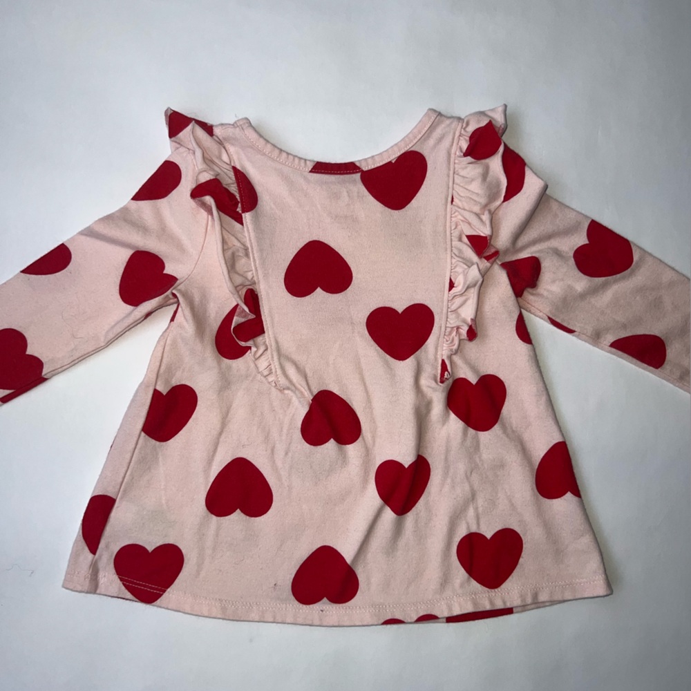 Cat & Jack Valentines Day Set with Bonus Pale Pink Sweatpants - Picture 2 of 9